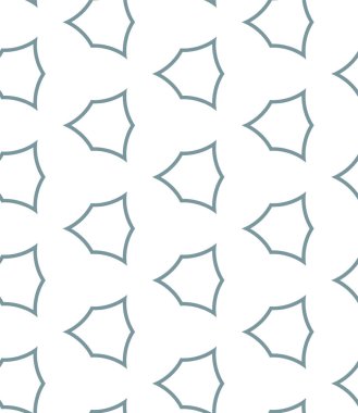 Geometrik süslemeli vektör deseni. Kusursuz tasarım dokusu.