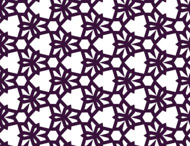 Dikişsiz geometrik süs vektör deseni. Soyut arka plan