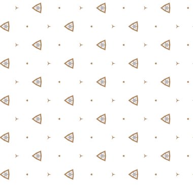 Dikişsiz geometrik süs vektör deseni. Soyut arka plan