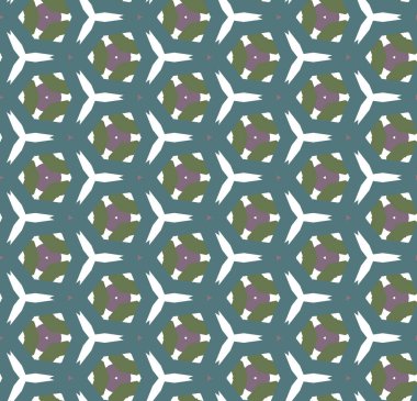 Dikişsiz geometrik süs vektör deseni. Soyut arka plan