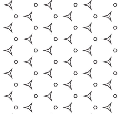 Geometrik süslemeli vektör deseni. Kusursuz tasarım dokusu.