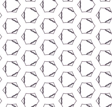 geometrik süsleme biçiminde kusursuz vektör deseni