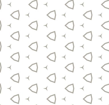 geometrik süsleme biçiminde kusursuz vektör deseni