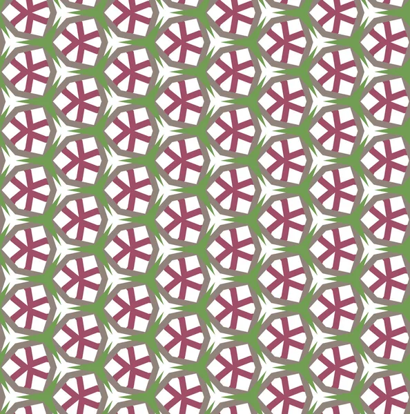 Modèle Vectoriel Ornemental Géométrique Sans Couture Contexte Abstrait — Image vectorielle