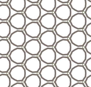 geometrik süsleme biçiminde kusursuz vektör deseni
