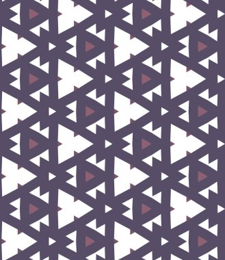 Dikişsiz geometrik süs vektör deseni. Soyut arka plan