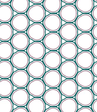Geometrik süslemeli vektör deseni. Kusursuz tasarım dokusu.