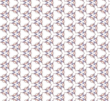 Geometrik süslemeli vektör deseni. Kusursuz tasarım dokusu.