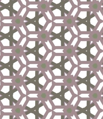 Geometrik süslemeli vektör deseni. Kusursuz tasarım dokusu.