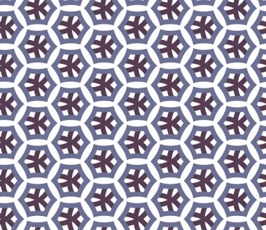 Geometrik süslemeli vektör deseni. Kusursuz tasarım dokusu.