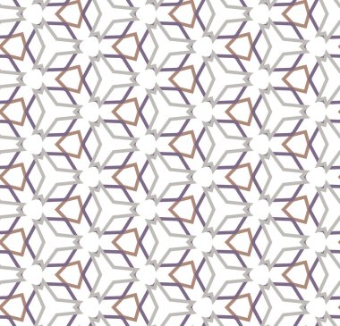 Geometrik süslemeli vektör deseni. Kusursuz tasarım dokusu.