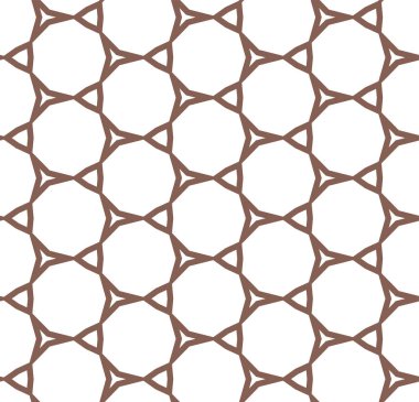 geometrik süsleme biçiminde kusursuz vektör deseni
