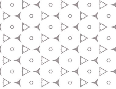 geometrik süsleme biçiminde kusursuz vektör deseni