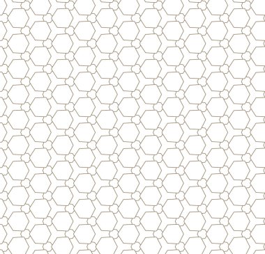 geometrik süsleme biçiminde kusursuz vektör deseni