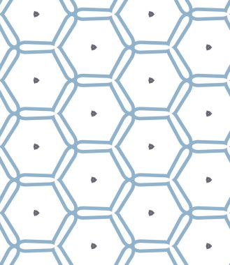geometrik süsleme biçiminde kusursuz vektör deseni