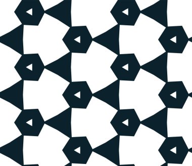 geometrik süsleme biçiminde kusursuz vektör deseni