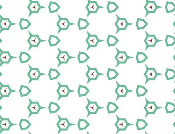 Geometrik süslemeli vektör deseni. Kusursuz tasarım dokusu.