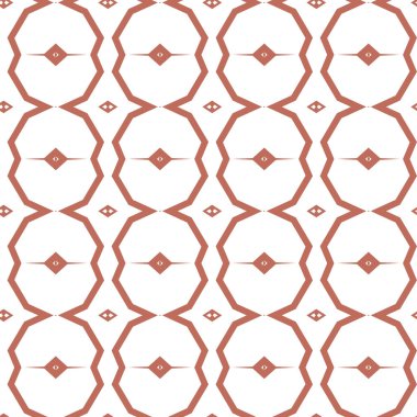 Geometrik süslemeli vektör deseni. Kusursuz tasarım dokusu.