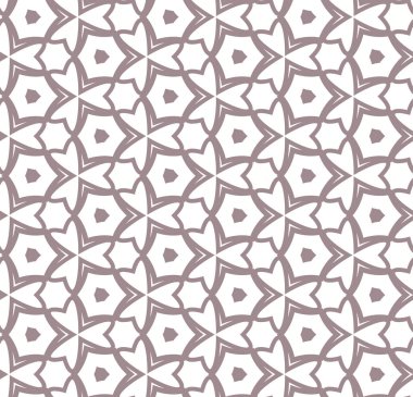 Geometrik süslemeli vektör deseni. Kusursuz tasarım dokusu.