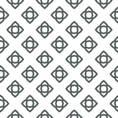 Geometrik süslemeli vektör deseni. Kusursuz tasarım dokusu.