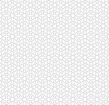 Geometrik süslemeli vektör deseni. Kusursuz tasarım dokusu.