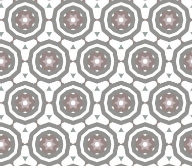 Geometrik süslemeli vektör deseni. Kusursuz tasarım dokusu.