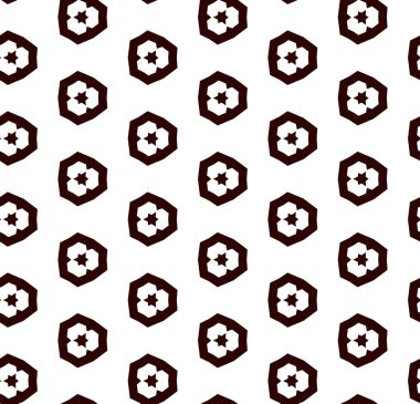 Geometrik süslemeli vektör deseni. Kusursuz tasarım dokusu.