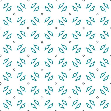 Geometrik süslemeli vektör deseni. Kusursuz tasarım dokusu.