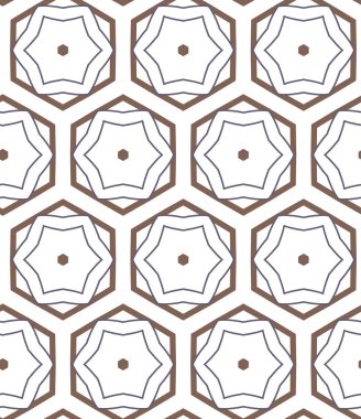 Geometrik süslemeli vektör deseni. Kusursuz tasarım dokusu.