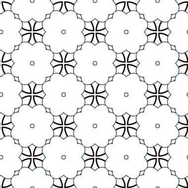 geometrik süsleme biçiminde kusursuz vektör deseni