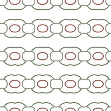 geometrik süsleme biçiminde kusursuz vektör deseni