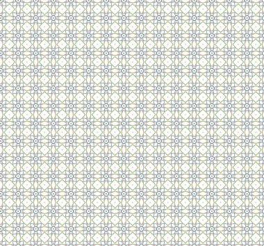 geometrik süsleme biçiminde kusursuz vektör deseni