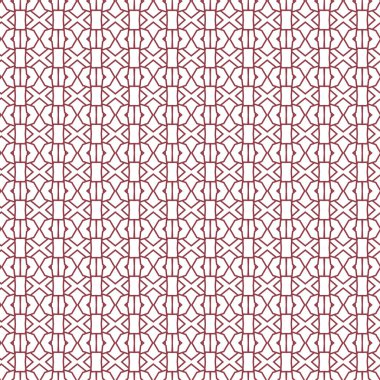 Dikişsiz geometrik süs vektör deseni. Soyut arka plan