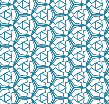 Dikişsiz geometrik süs vektör deseni. Soyut arka plan