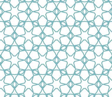 geometrik süsleme biçiminde kusursuz vektör deseni