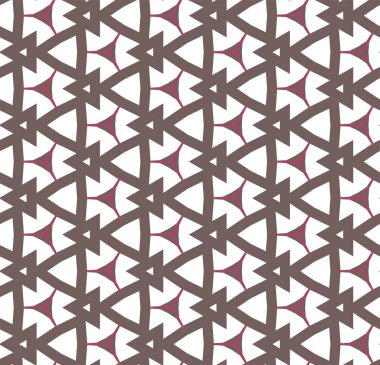 geometrik süsleme biçiminde kusursuz vektör deseni