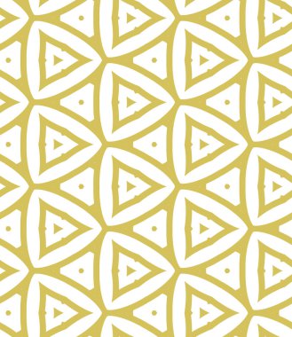 geometrik süsleme biçiminde kusursuz vektör deseni