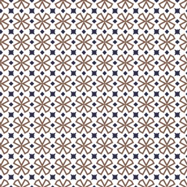 geometrik süsleme biçiminde kusursuz vektör deseni
