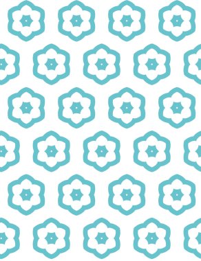 geometrik süsleme biçiminde kusursuz vektör deseni