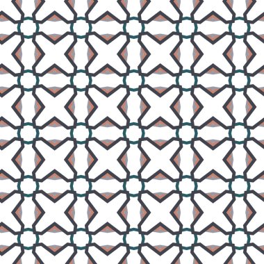 Kusursuz Vektör Deseni. Geometrik Süsleme Biçiminde Arkaplan DokusuName.
