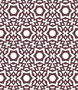 Kusursuz Vektör Deseni. Geometrik Süsleme Biçiminde Arkaplan DokusuName.