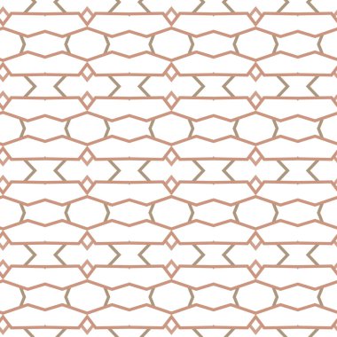 Kusursuz Vektör Deseni. Geometrik Süsleme Biçiminde Arkaplan DokusuName.