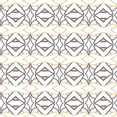 Kusursuz Vektör Deseni. Geometrik Süsleme Biçiminde Arkaplan DokusuName.