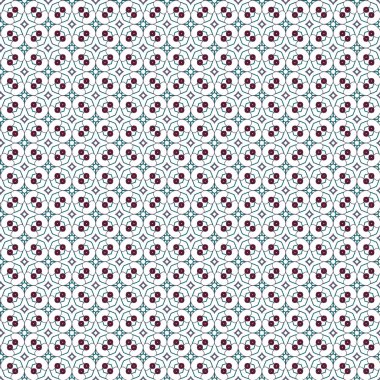 Kusursuz Vektör Deseni. Geometrik Süsleme Biçiminde Arkaplan DokusuName.