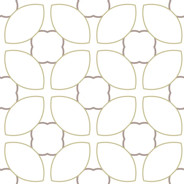 Patrón Vectorial Sin Costuras Estilo Ornamental Geométrico — Archivo Imágenes Vectoriales