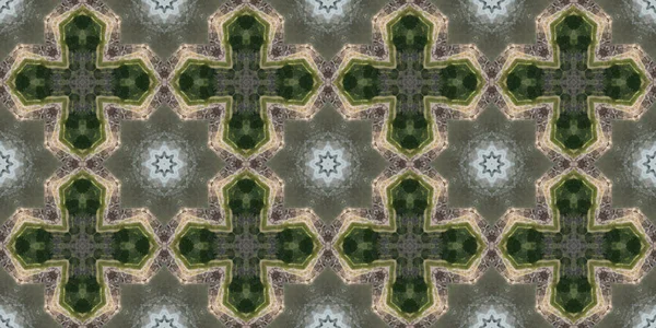 Nahtlose Geometrische Ornamentale Muster Abstrakter Hintergrund — Stockfoto