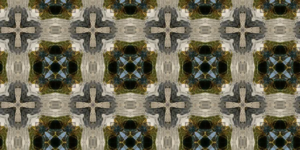 Nahtlose Geometrische Ornamentale Muster Abstrakter Hintergrund — Stockfoto