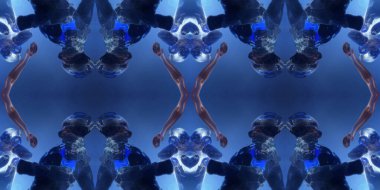 Kusursuz geometrik süslemeli desen, soyut arkaplan