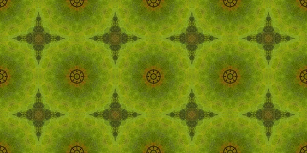 Abstract Kaleidoscope Fabric Seamless Background Vector Illustration — Stock Photo, Image
