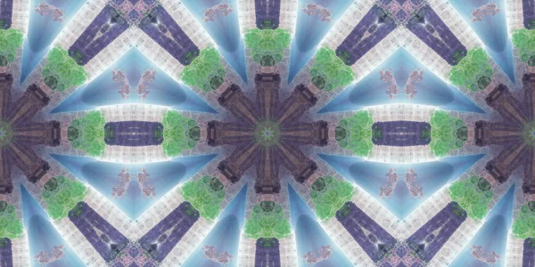 Abstraktní Kaleidoskop Tkaniny Hladké Pozadí — Stock fotografie